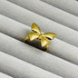 Dainty Gold Butterfly Adjustable Ring for Women – Anti Tarnish, Lightweight & Skin-Friendly