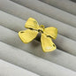 Elegant Golden Ribbon Bow Statement Ring for Women – Anti Tarnish, Lightweight & Skin-Friendly