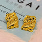 Minimalist Nomad Hammered Gold Earrings – Anti Tarnish, Lightweight & Skin-Friendly